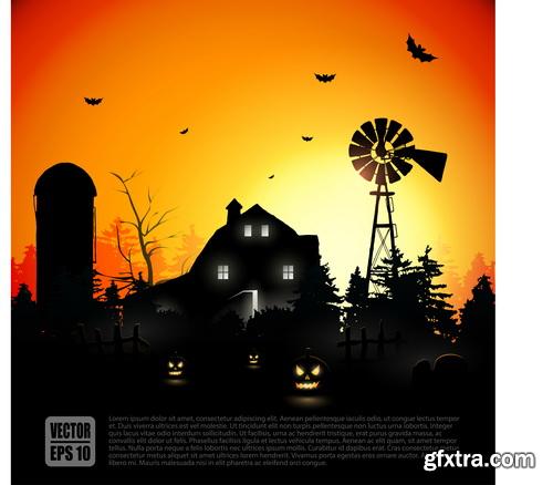 Halloween Background #3, 25xEPS