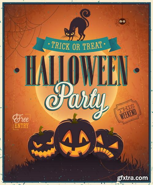 Halloween Background #3, 25xEPS