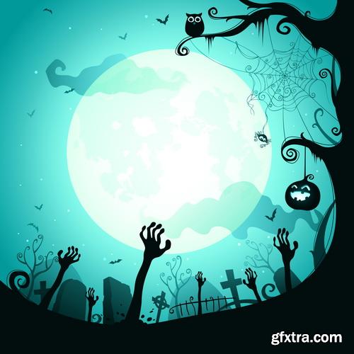 Halloween Background #3, 25xEPS