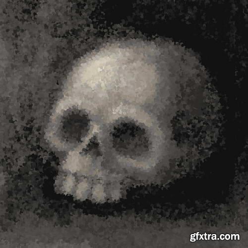 T-Shirt Skull Designs 50xEPS