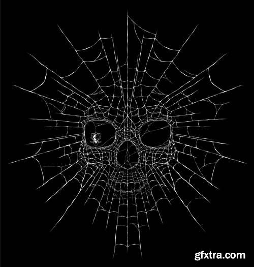 T-Shirt Skull Designs 50xEPS