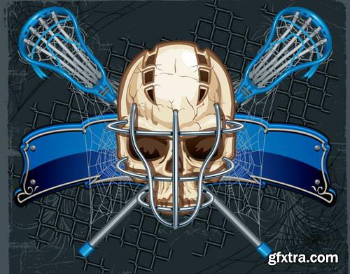 T-Shirt Skull Designs 50xEPS