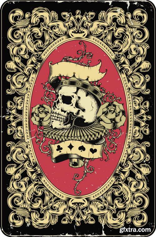 T-Shirt Skull Designs 50xEPS