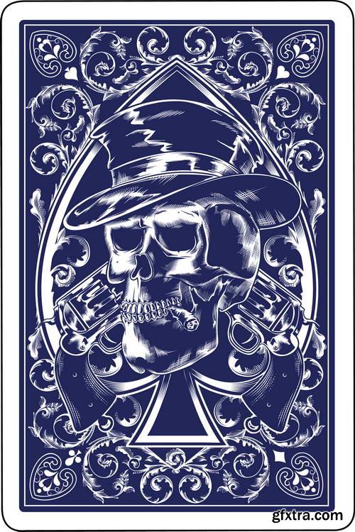 T-Shirt Skull Designs 50xEPS