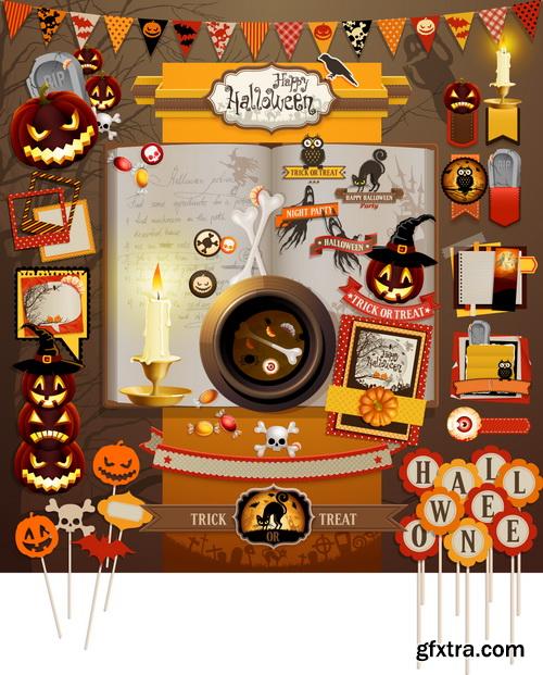 Amazing SS - Halloween background 4, 25xEPS