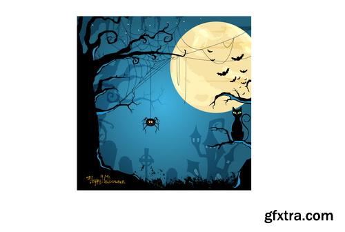 Halloween Background #4, 25xEPS