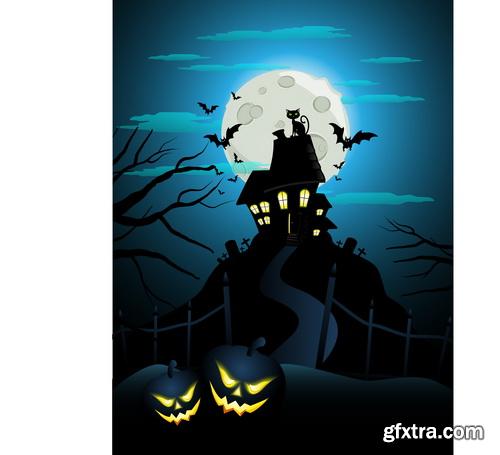 Halloween Background #4, 25xEPS