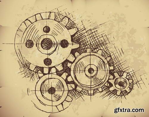 Hand Drawing Illustrations 17xEPS