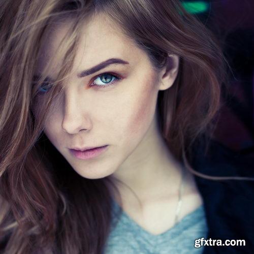 Cool Woman Face Portraits II, 25xJPGs