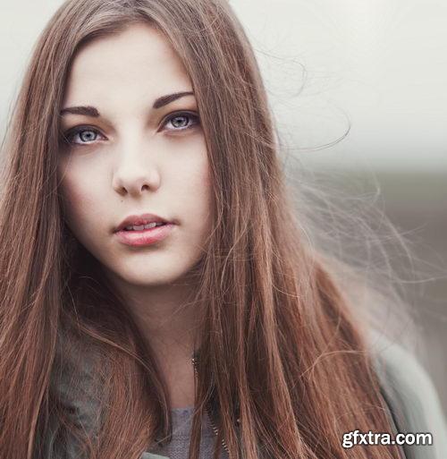 Cool Woman Face Portraits II, 25xJPGs