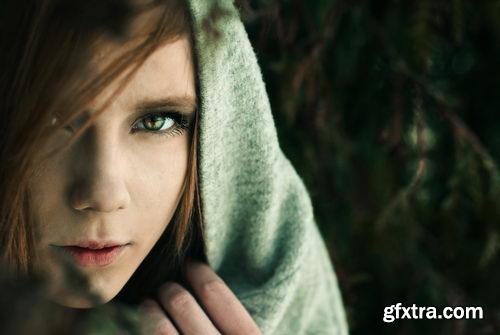 Cool Woman Face Portraits II, 25xJPGs