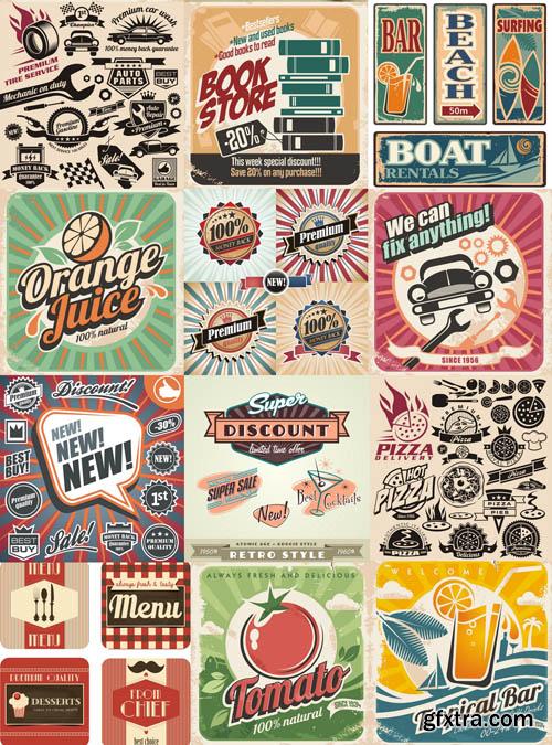 Retro collection vol.4, 25xEPS Retro collection vol.4, 25xEPS