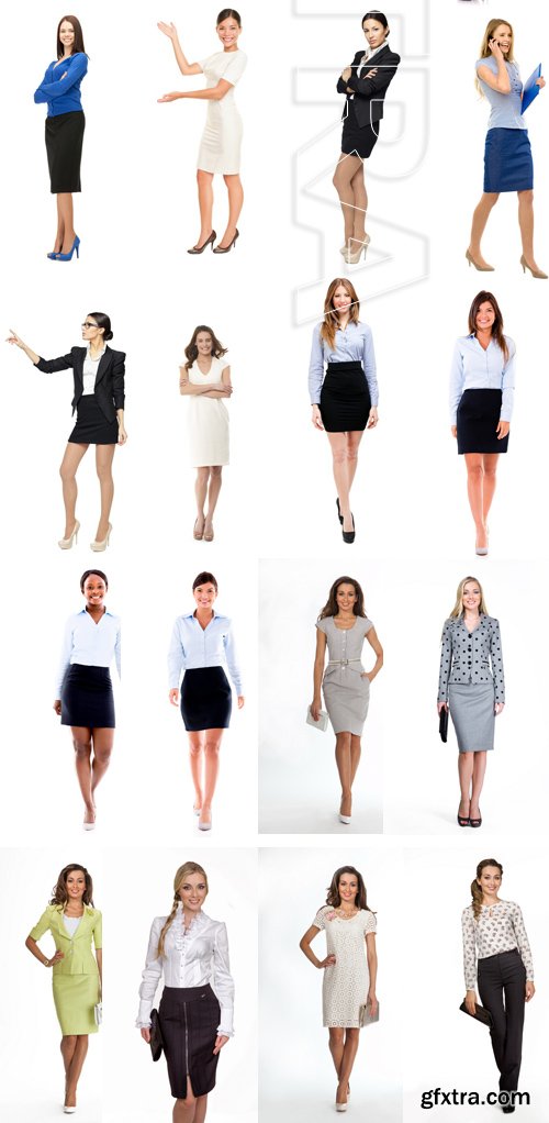 Amazing SS - Business Woman on White background, 25xJPGs Amazing SS - Business Woman on White background, 25xJPGs