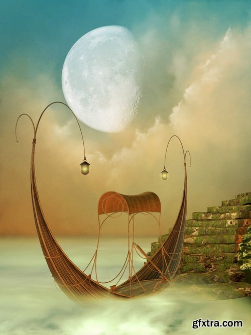 Fantasy Backdrop #1, 25xJPG