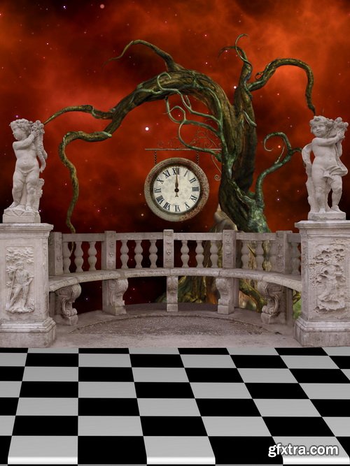 Fantasy Backdrop #1, 25xJPG