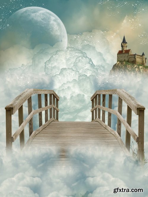 Fantasy Backdrop #1, 25xJPG