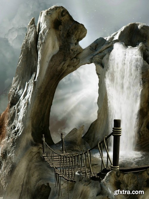 Fantasy Backdrop #1, 25xJPG