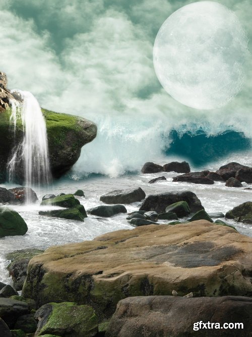 Fantasy Backdrop #1, 25xJPG