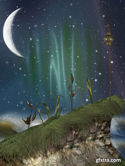 Fantasy Backdrop #1, 25xJPG