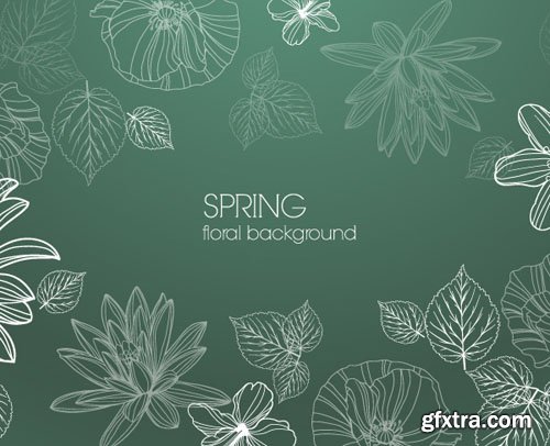 Floral Illustrations Set #2, 25xEPS