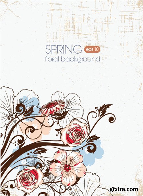 Floral Illustrations Set #2, 25xEPS