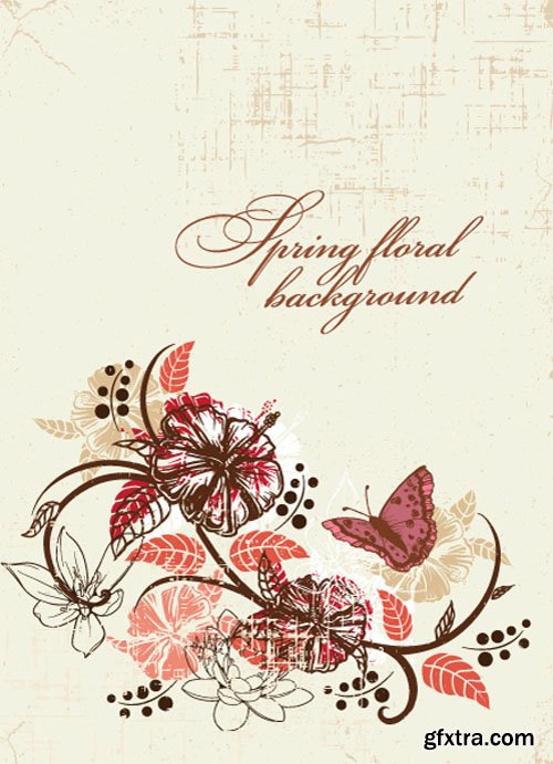 Floral Illustrations Set #2, 25xEPS