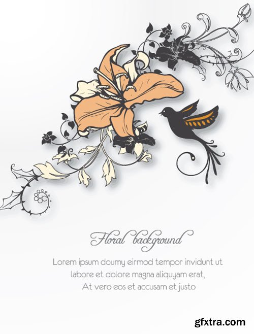 Floral Illustrations Set #2, 25xEPS