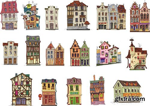 Animated Buildings, 25xEPS