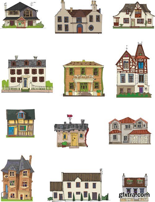 Animated Buildings, 25xEPS