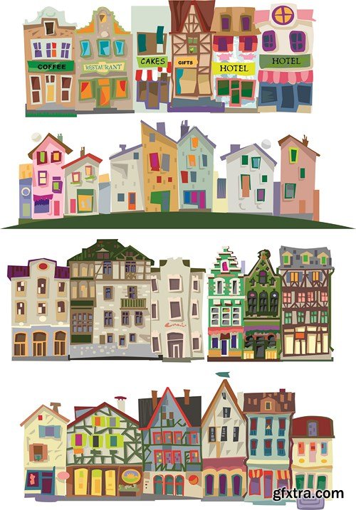 Animated Buildings, 25xEPS
