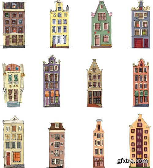 Animated Buildings, 25xEPS
