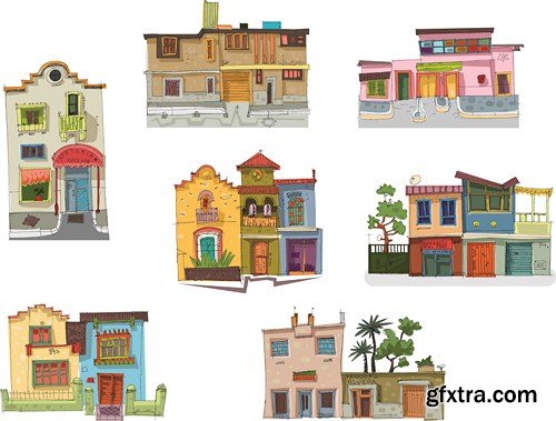 Animated Buildings, 25xEPS