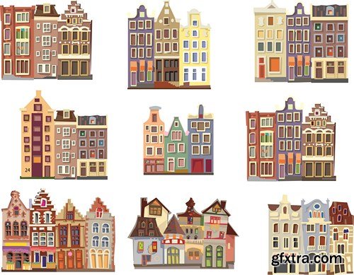 Animated Buildings, 25xEPS