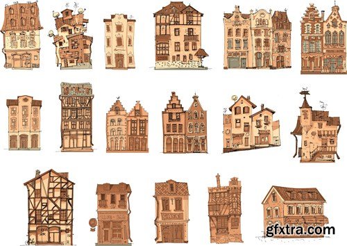 Animated Buildings, 25xEPS