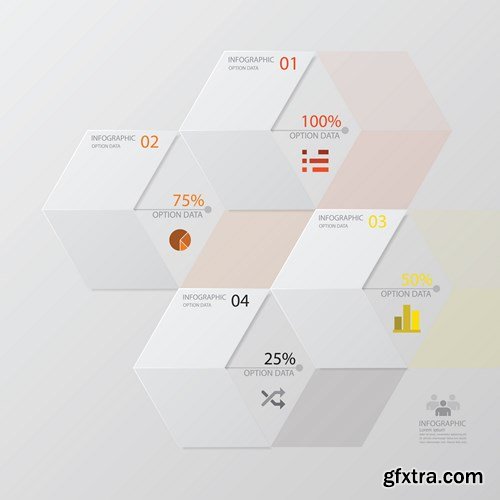 Collection of infographics vol.33, 25xEPS