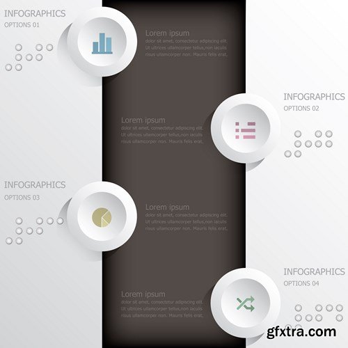 Collection of infographics vol.33, 25xEPS