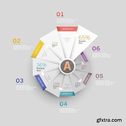 Collection of infographics vol.33, 25xEPS