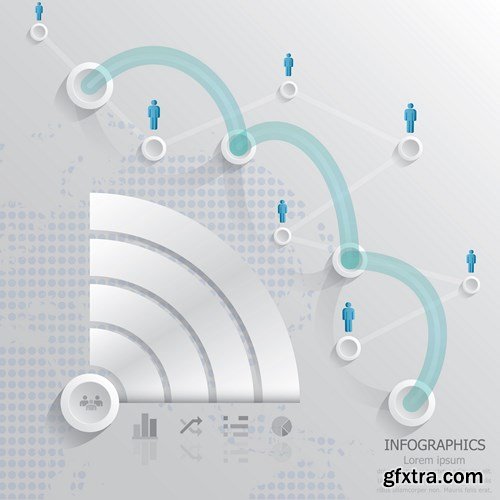 Collection of infographics vol.33, 25xEPS