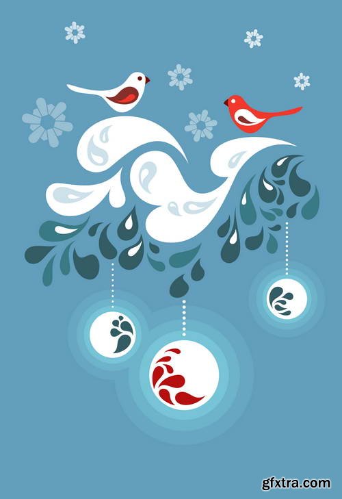 Stylized Birds II, 25xEPS Stylized Birds II, 25xEPS