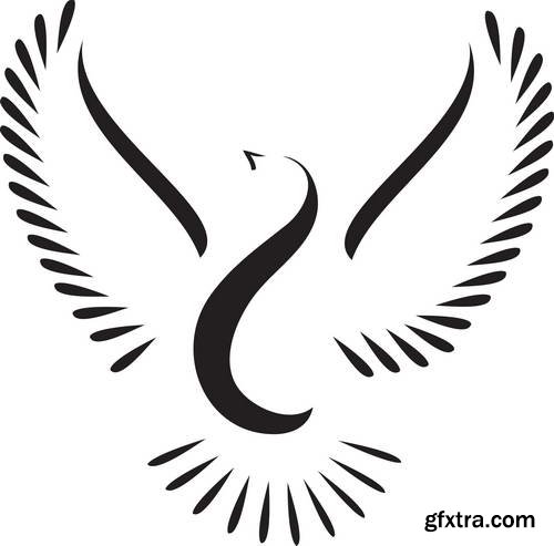 Stylized Birds II, 25xEPS Stylized Birds II, 25xEPS