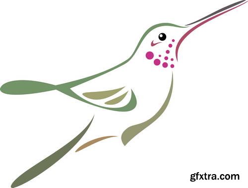 Stylized Birds II, 25xEPS Stylized Birds II, 25xEPS