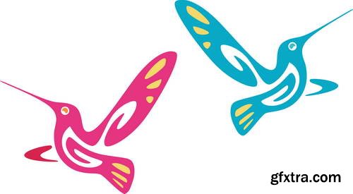 Stylized Birds II, 25xEPS Stylized Birds II, 25xEPS