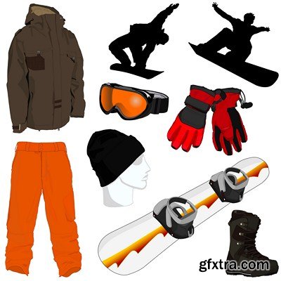 Winter Sports and equipment  - 25x JPEGs