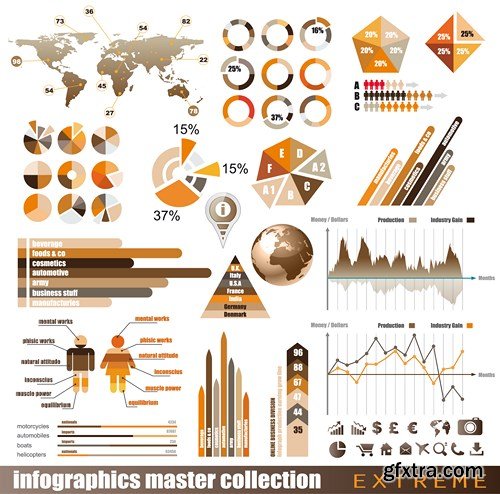 Infographics Elements #4 - 25 EPS