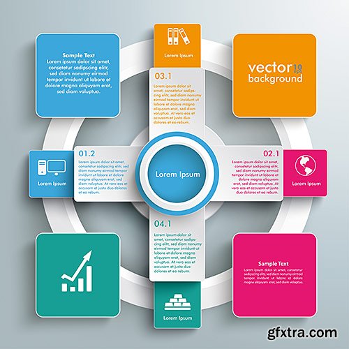 Infographics for Business, 2 - Vector