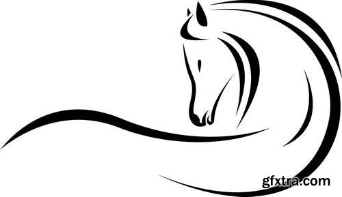 Horse Design Elements 25xEPS