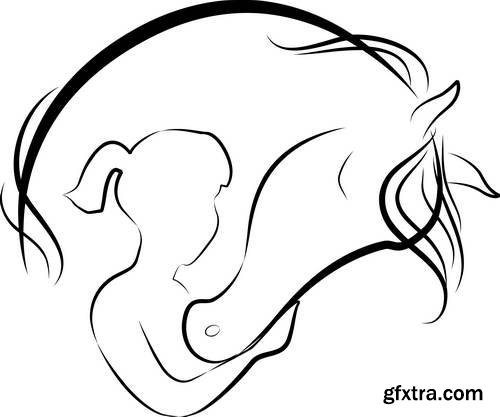 Horse Design Elements 25xEPS