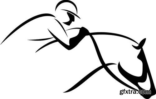 Horse Design Elements 25xEPS