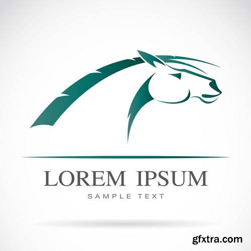 Horse Design Elements 25xEPS