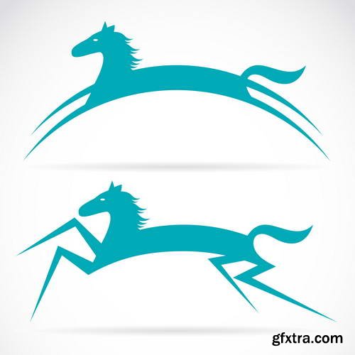 Horse Design Elements 25xEPS